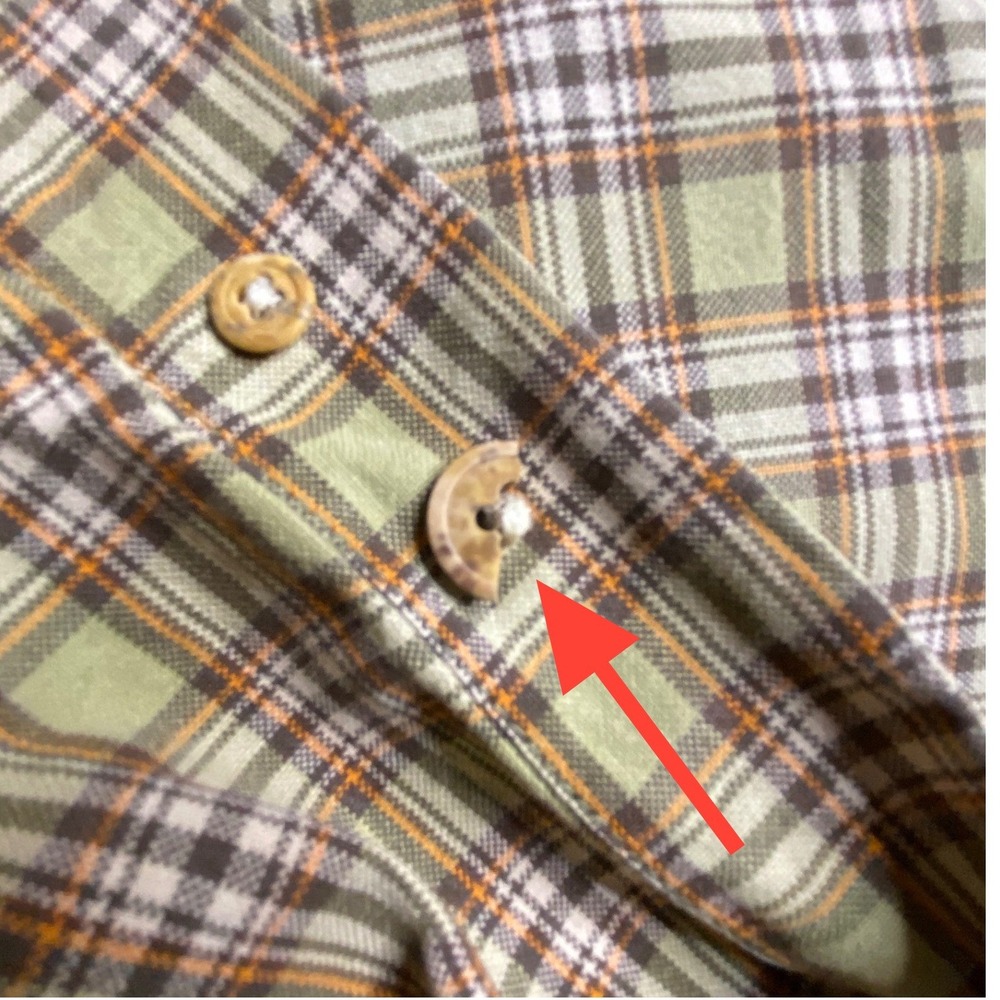 Ralph Lauren Jeans Co. Mens Plaid Short Sleeve Button Down Shirt XL Green Brown - Picture 7 of 9